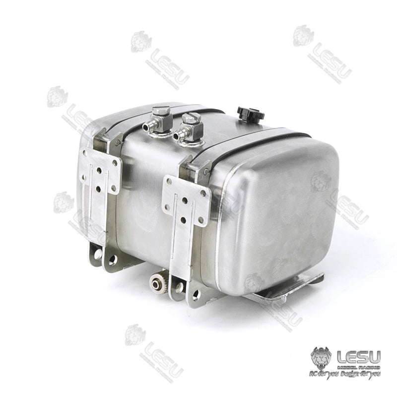 1/14 LESU Simulated Metal Oil Tank Fuel Tank 70MM 80MM 90MM 100MM for RC Dumper Truck Tractor Trailer DIY Cars Accessory