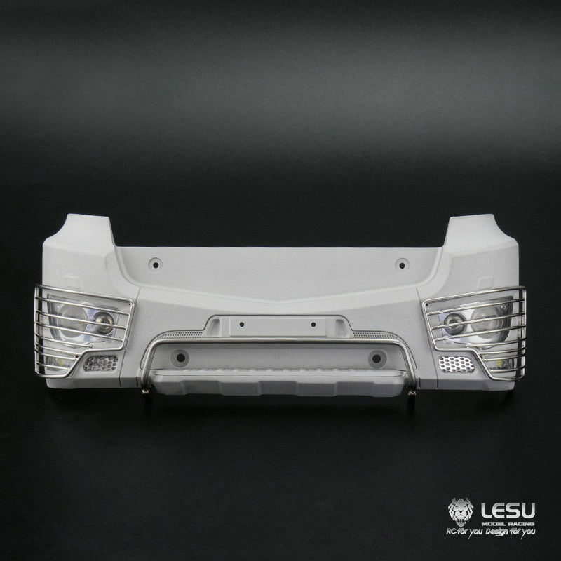 1/14 LESU Front Light Protected Cover Bumper Handrail DIY Parts Suitable for RC 3363 3348 Tractor Truck Dumper Cars Model