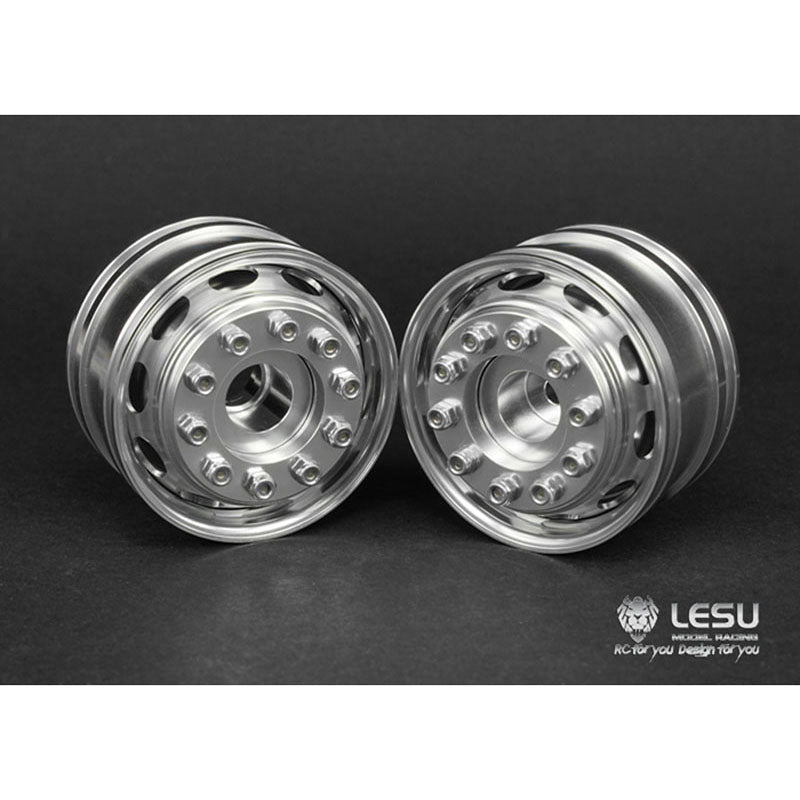 LESU Metal Rear Wide Hub Hexagon Suitable for RC Tractor Truck Trailer 1/14 DIY Radio Control Car Vehicle Model Accessories