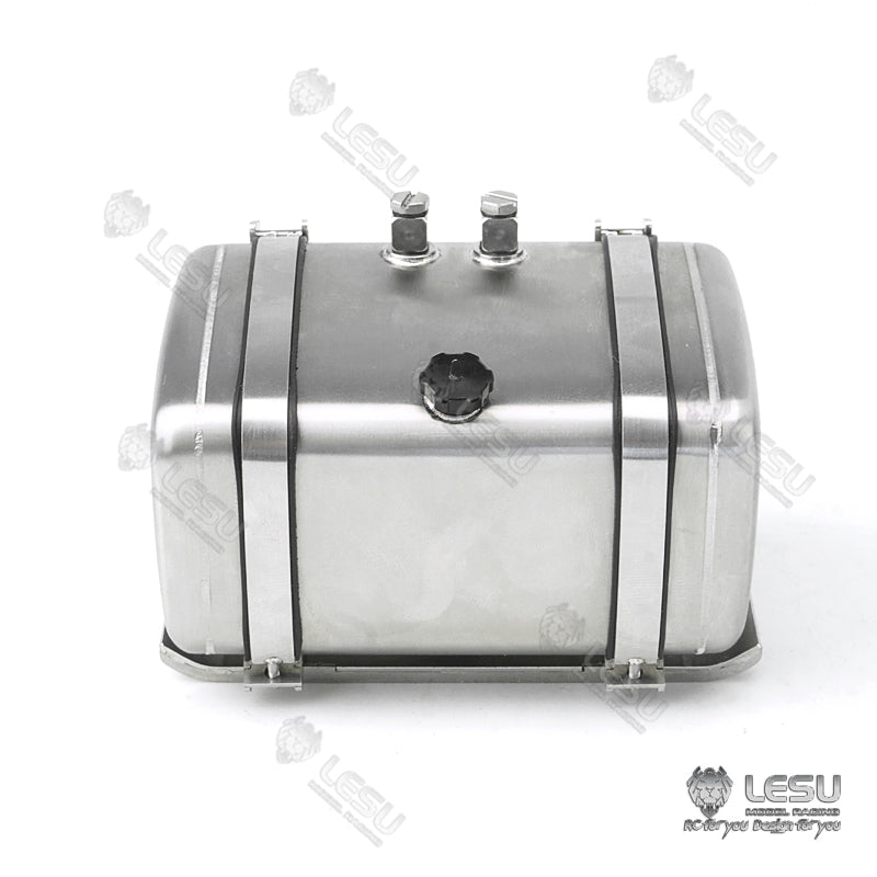 1/14 LESU Simulated Metal Oil Tank Fuel Tank 70MM 80MM 90MM 100MM for RC Dumper Truck Tractor Trailer DIY Cars Accessory