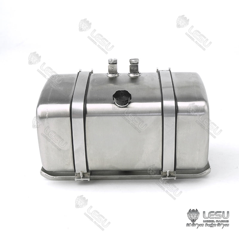 1/14 LESU Simulated Metal Oil Tank Fuel Tank 70MM 80MM 90MM 100MM for RC Dumper Truck Tractor Trailer DIY Cars Accessory