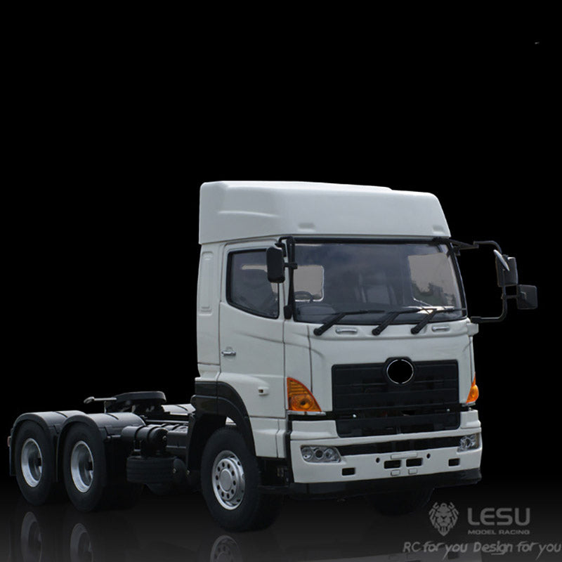 LESU HO700 1/14 6x4/4x2 Remote Control Tractor Truck with Metal Chassis 2 Speed Transmission Sound Light System for RC Hobbyists