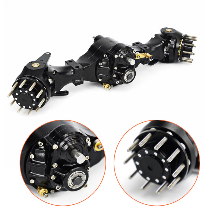 LESU Metal Front/Rear Axle Differential Lock for Radio Controlled 1/14 Scale Truck Tractor Model Accessories DIY Parts