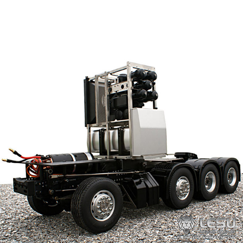 LESU Metal 8x8 Chassis for 1/14 RC Tractor Truck Low Top 3363 Cabin 2 Speed Transmission for Remote Control Vehicle Enthusiast DIY Model