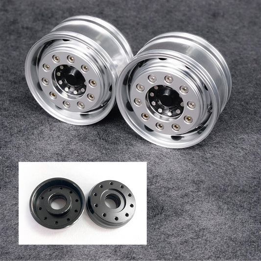 LESU Simulated Front Wheel Hub Bearing Brake Spare Part Suitable for 1/14 DIY Model RC Truck Tractor Radio Controlled Car