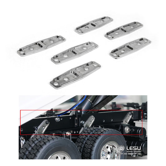 LESU Metal Chassis Rail Subframe Connection Body Limiter Plate for 1/14 6*6 8*8 RC Dumper Truck Tipper Model Upgrade Accessories