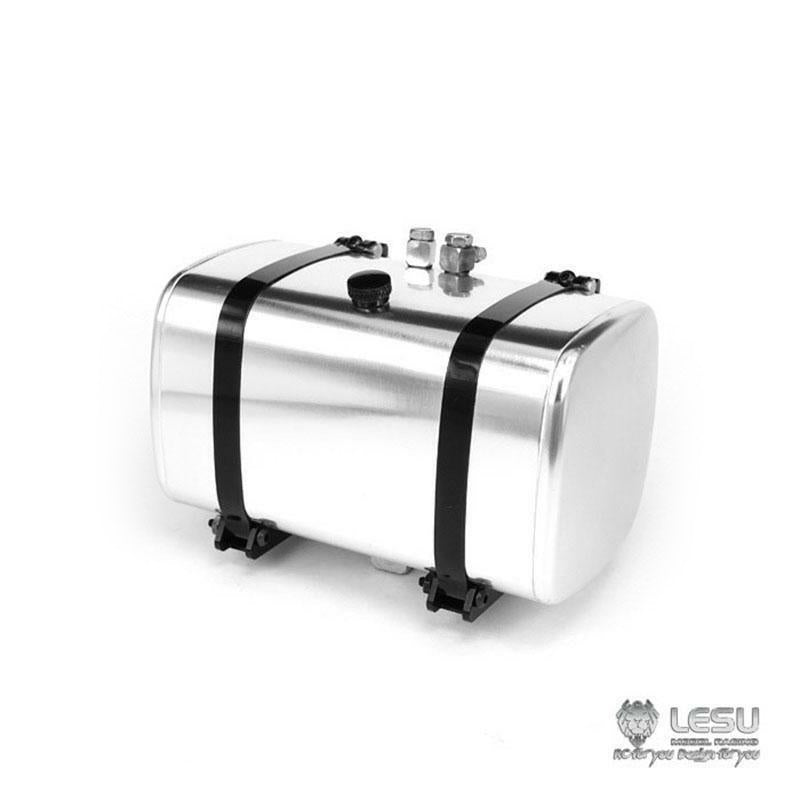 LESU Simulated Hydraulic Metal Fuel Tank Suitable for 1/14 RC Dumper Trailer Radio Controlled Tractor Truck Cars DIY Model