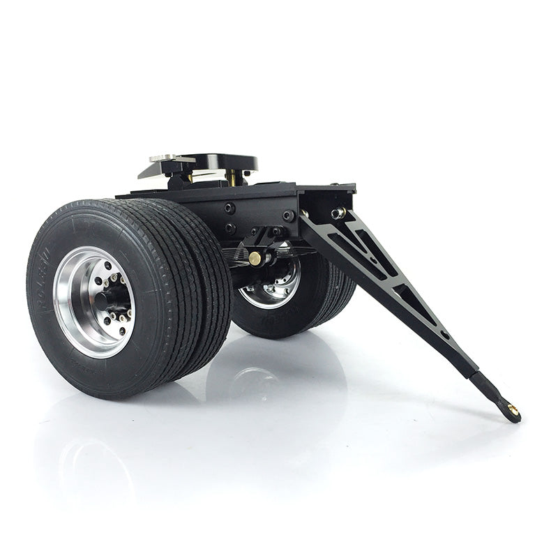 LESU Metal Trailer 25.5*18.2*14CM for 1/14 RC Tractor Truck Car DIY