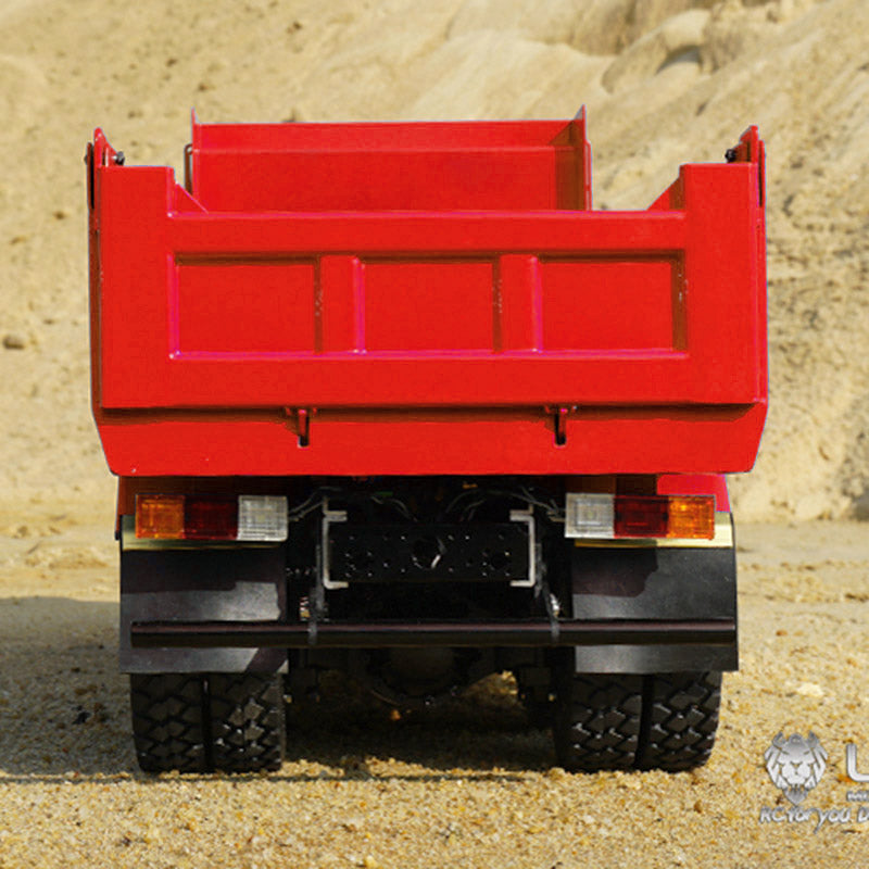 LESU Radio Controlled 6*6 Hydraulic Dumper Truck Motor ESC Servo FS-I6S Sound Light System for 1/14 Construction Vehicle