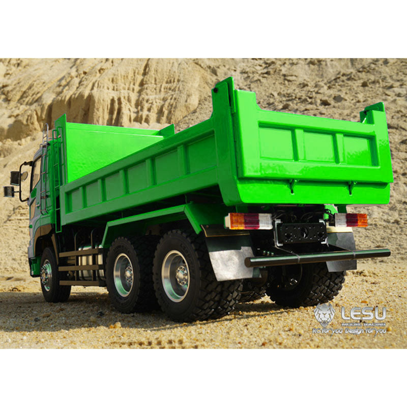 LESU Radio Controlled 6*6 Hydraulic Dumper Truck Motor ESC Servo FS-I6S Sound Light System for 1/14 Construction Vehicle