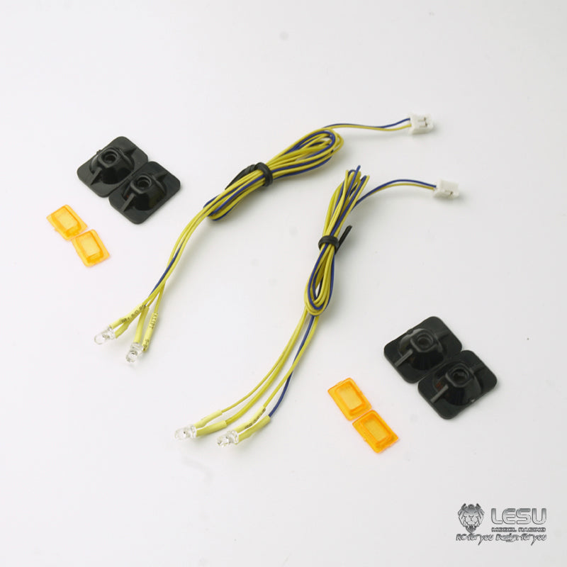 LESU 1/14 Scale Cab Light Parts for DIY Remote Controlled Heavy R620 R470 Tractor Truck Model Replacements Accessories Spare Parts