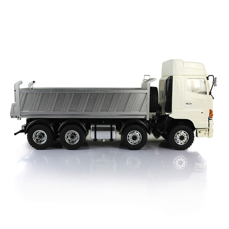 LESU 1/14 Scale Remote Controlled 700 8*8 All-wheel Drive Metal Hydraulic Dumper Truck Model W/ Motor ESC Sound Light System