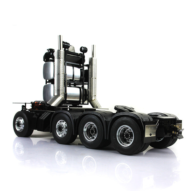 LESU 1/14 8*8 RC Tractor Truck 3363 Heavy-duty Metal Chassis Model DIY RC Cabin W/ 3 Speed Gearbox Servo Equipment Rack