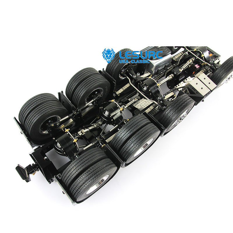 LESU 8x8 Aluminum Alloy RC Truck Chassis Heavy-Duty Vehicle Frame 2-Speed Transmission for 1/14 RC TAMIYA 3363 (56348) 1851 Highline Tractor