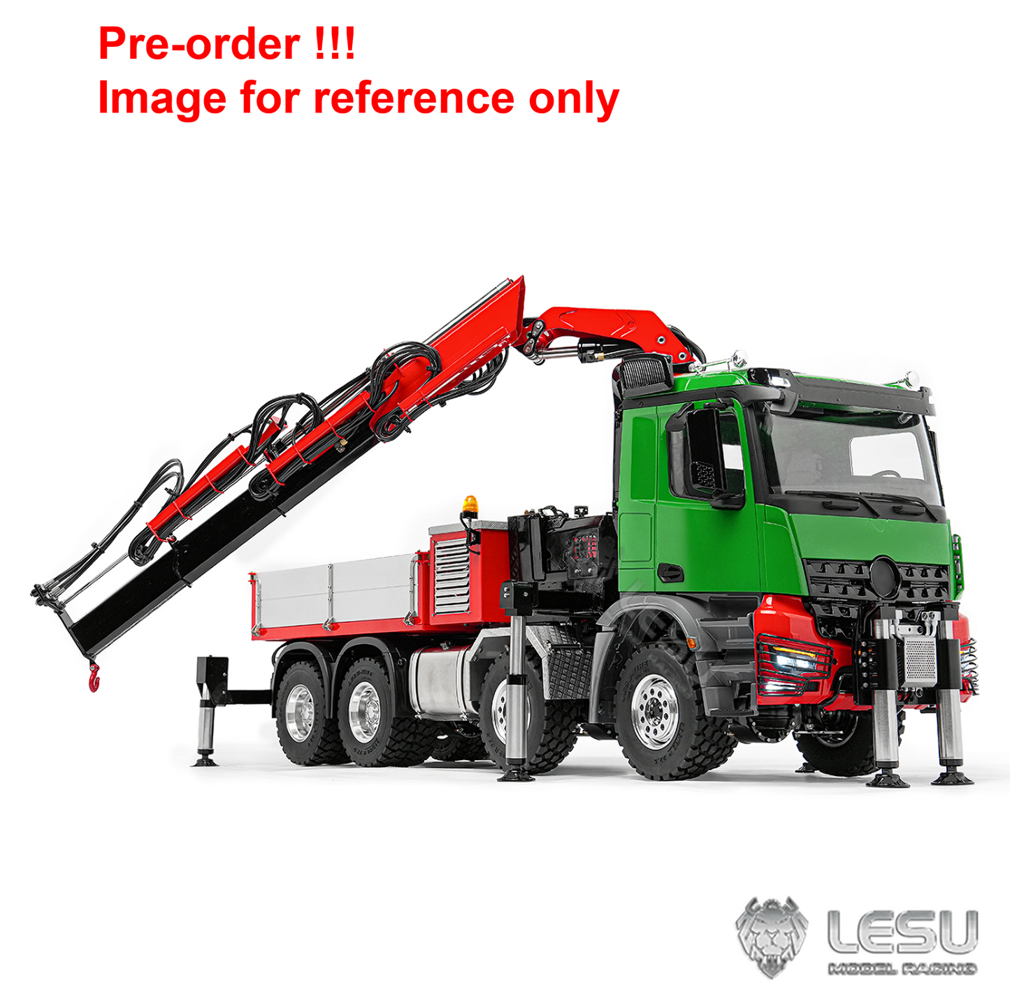 New Pre-Order Deposit 1/14 8x8 Crane Truck Remote Control Lorry