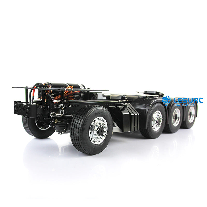 LESU 8x8 Aluminum Alloy RC Truck Chassis Heavy-Duty Vehicle Frame 2-Speed Transmission for 1/14 RC TAMIYA 3363 (56348) 1851 Highline Tractor