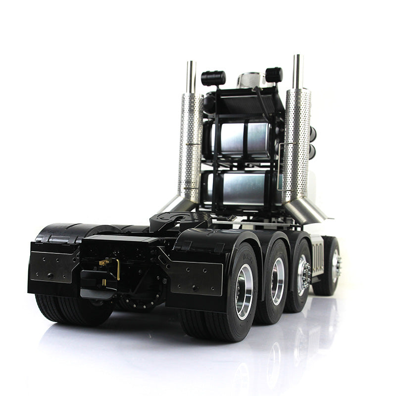 LESU 1/14 8*8 RC Tractor Truck 3363 Heavy-duty Metal Chassis Model DIY RC Cabin W/ 3 Speed Gearbox Servo Equipment Rack