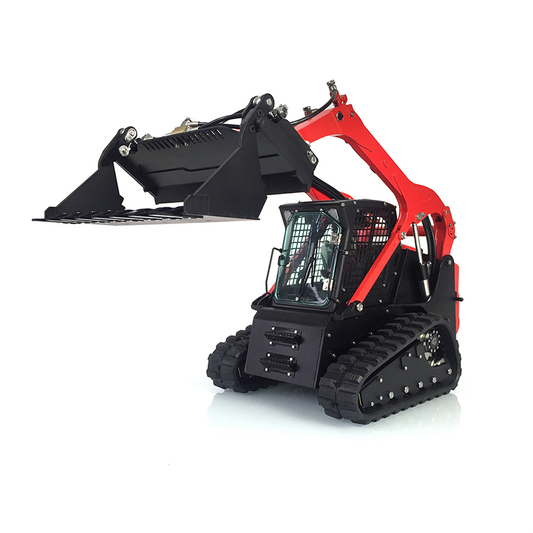 LESU Model 1/14 Scale Metal Radio Controlled Hydraulic Aoue-LT5 Tracked Skid-Steer Loader W/ Lights Replacements Accessories