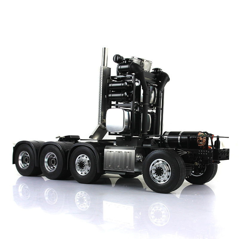 LESU 1/14 8*8 RC Tractor Truck 3363 Heavy-duty Metal Chassis Model DIY RC Cabin W/ 3 Speed Gearbox Servo Equipment Rack