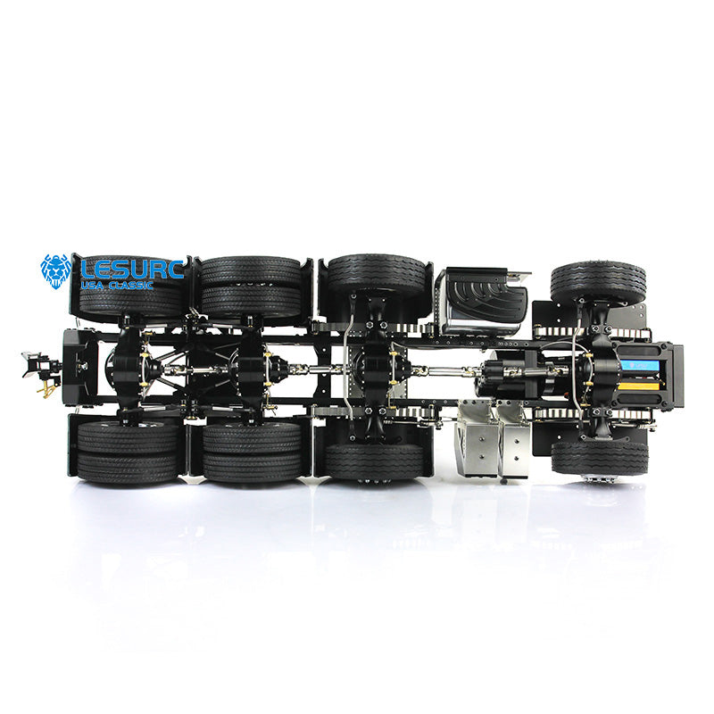 LESU Metal 8x8 Chassis for 1/14 RC Tractor Truck Low Top 3363 Cabin 2 Speed Transmission for Remote Control Vehicle Enthusiast DIY Model