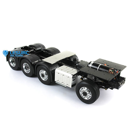LESU Metal 8x8 Chassis for 1/14 RC Tractor Truck Low Top 3363 Cabin 2 Speed Transmission for Remote Control Vehicle Enthusiast DIY Model