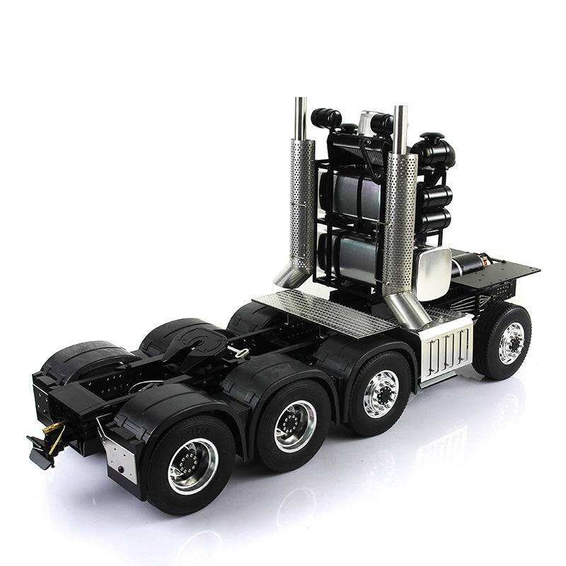 LESU 1/14 8*8 RC Tractor Truck 3363 Heavy-duty Metal Chassis Model DIY RC Cabin W/ 3 Speed Gearbox Servo Equipment Rack