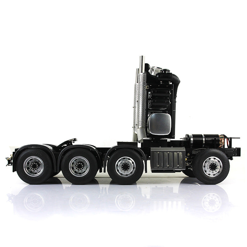 LESU 1/14 8*8 RC Tractor Truck 3363 Heavy-duty Metal Chassis Model DIY RC Cabin W/ 3 Speed Gearbox Servo Equipment Rack