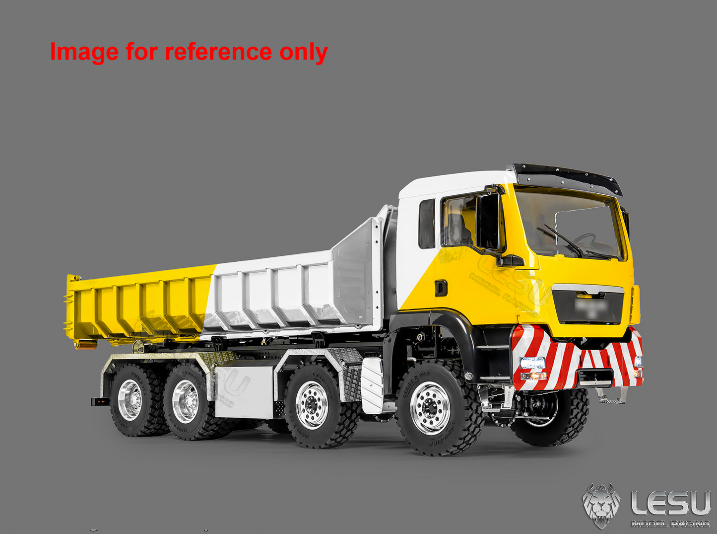 LIMITED-TIME SALE IN Stock LESU Z0098 1/14 Metal Hydraulic Roll On Off Dump Truck 8x8 Folding Hooklift Engineering vehicle with 3Speed Gearbox Differential Lock Sound Light