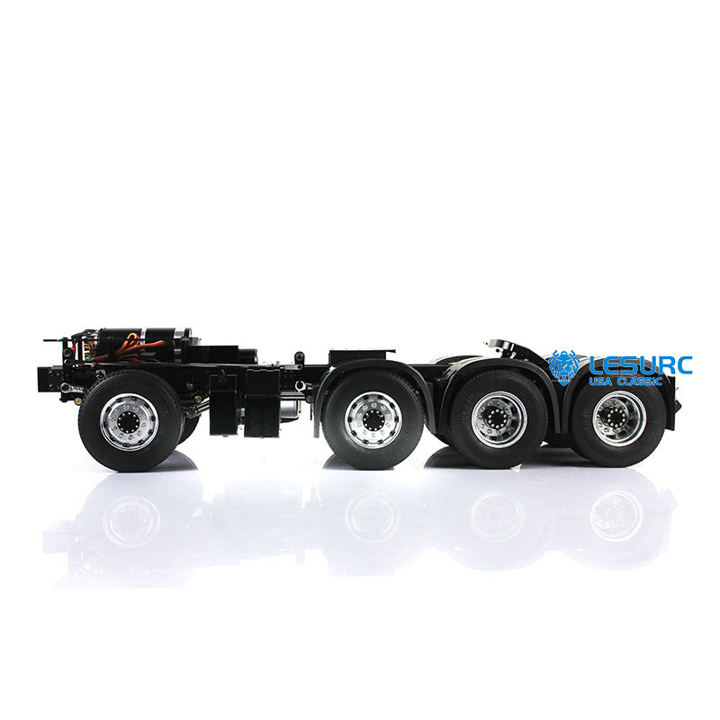 LESU 8x8 Aluminum Alloy RC Truck Chassis Heavy-Duty Vehicle Frame 2-Speed Transmission for 1/14 RC TAMIYA 3363 (56348) 1851 Highline Tractor