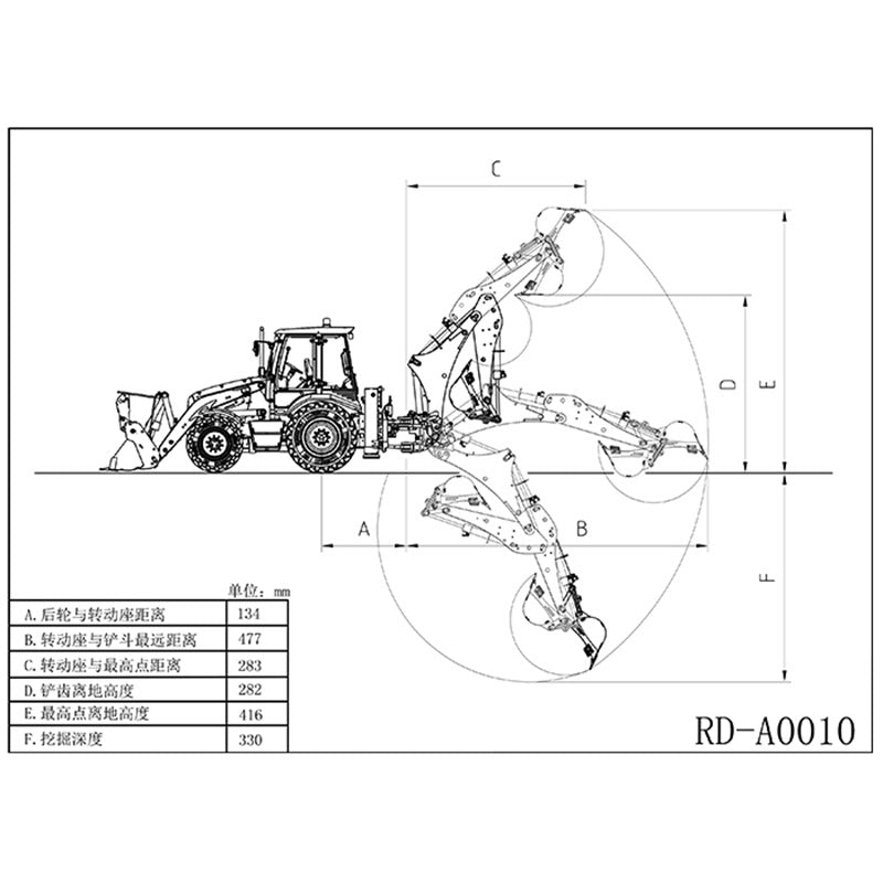 LESU 1/14 RC Backhoe Loader Metal Hydraulic AOUE BL71 2 in 1 Electric Excavator PL18EVLite Radio System Hydraulic Support Leg Rotating Light Sound