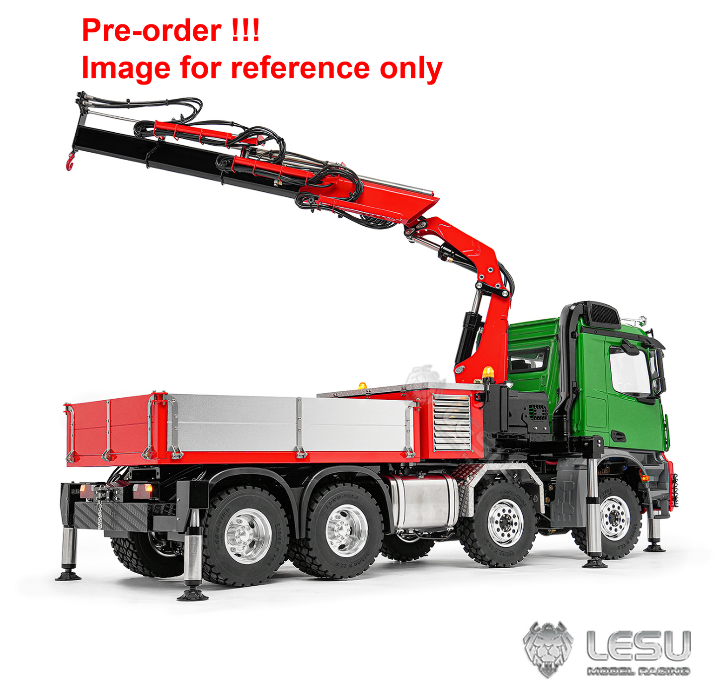 New Pre-Order Deposit 1/14 8x8 Crane Truck Remote Control Lorry