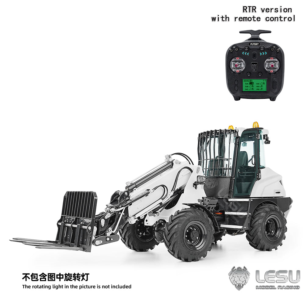 LESU 1/14 RC Hydraulic Loader AT1050 Telescopic Arm Model Radio Control Truck Simulation Construction Vehicle Model ST8 Remote