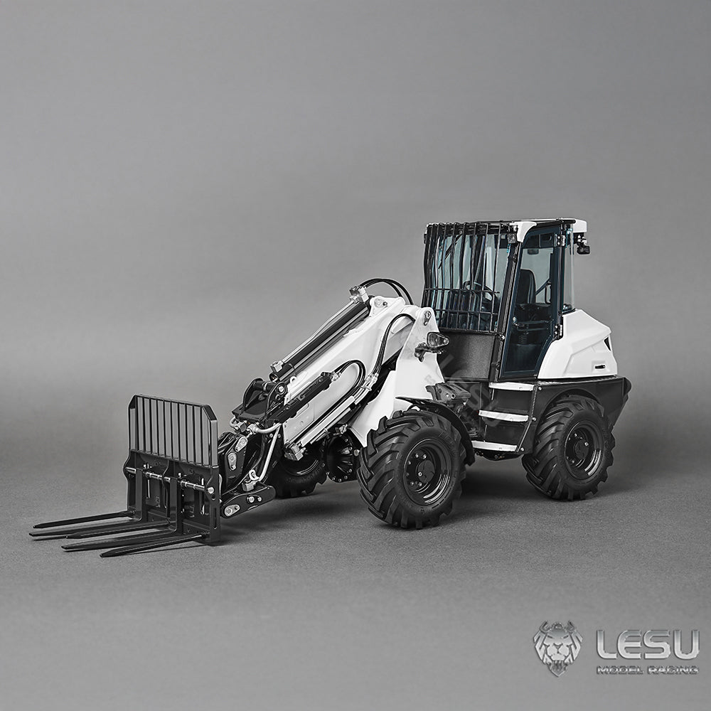 LESU 1/14 RC Hydraulic Loader AT1050 Telescopic Arm Model Radio Control Truck Simulation Construction Vehicle Model ST8 Remote