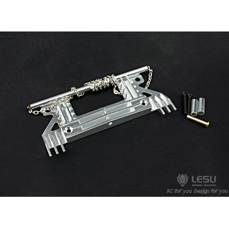 LESU ABS Top Line Roof Metal Front Rear Bumper for DIY 1/14 RC R620 R470 Topline Radio Control Tractor Truck Dumper Model