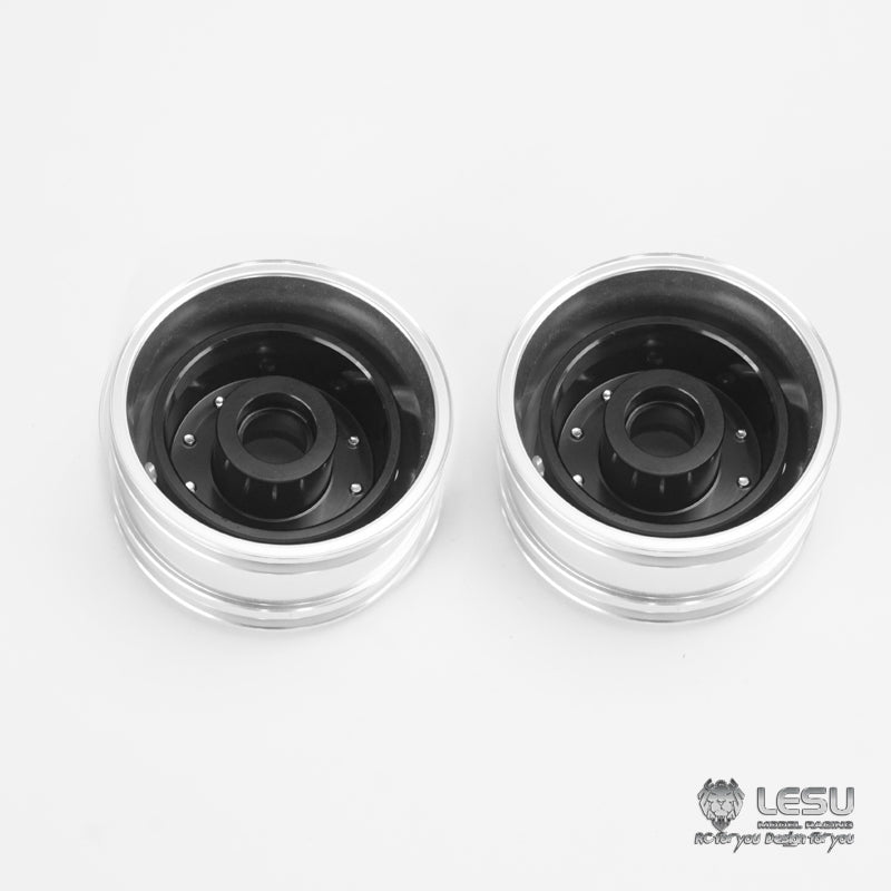 1/14 LESU Wide Metal Wheel Hub RC DIY Spare Part Suitable for Radio Controlled American FH12 FH16 RC Tractor Truck Cars