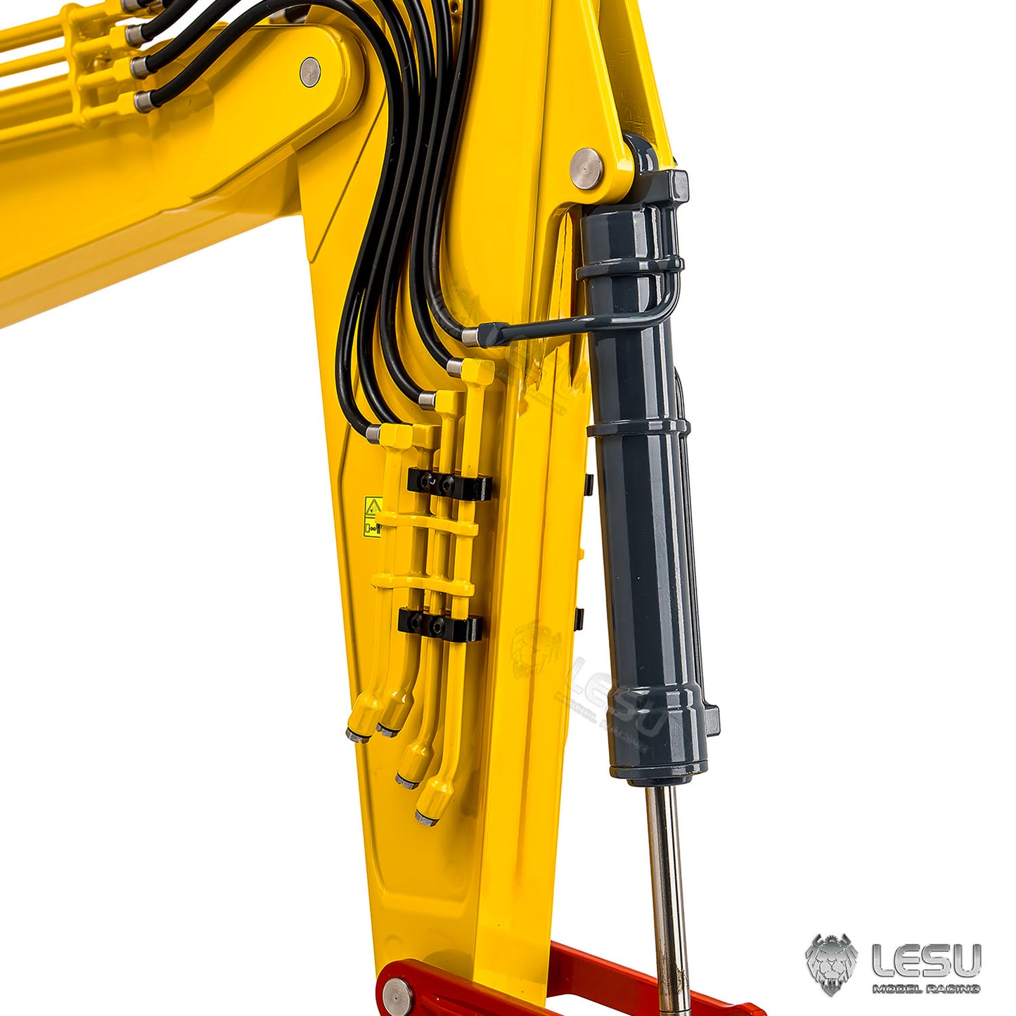 Metal LESU 1/14 Remote Control Hydraulic Tracked Excavator SK500 RC Digger 6CH Valve 3MAP Pump Brass Relief Valve Light System