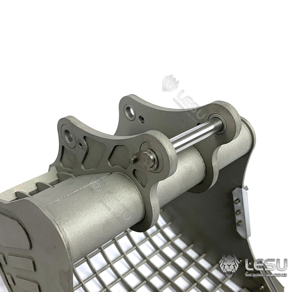 LESU Metal Grille Narrow Bucket for 1/14 ET35 RC Hydraulic Excavator Accessories