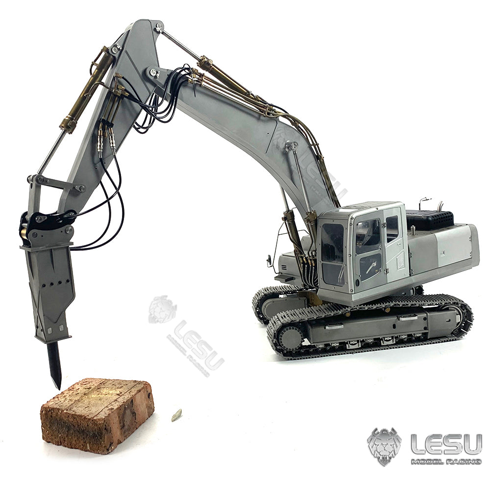 LESU Assembled 1/14 3Arms Metal Aoue ET26L Hydraulic RC Tracked Excavator Digger W/ PL18EV Valve ESC GPS Battery Charger Driver