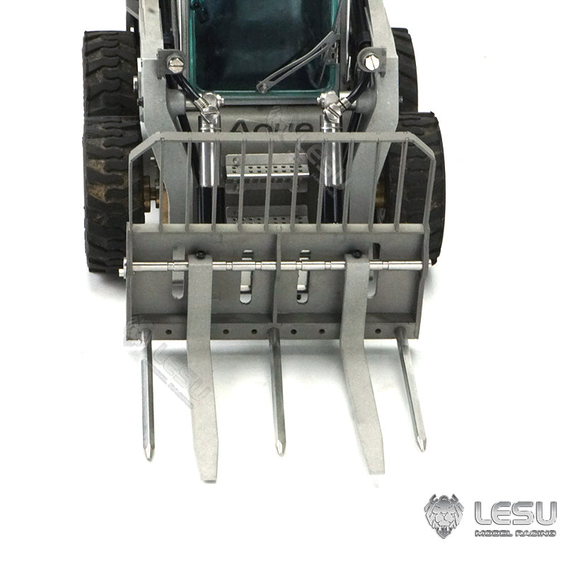 LESU Metal 1/14 Scale RC Hydraulic Loader Aoue LT5 Skid-Steer Radio Tracked Car Model Spare Parts Replacements Attachments