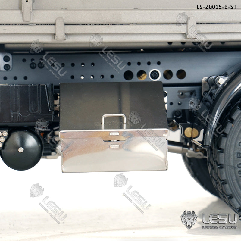 LESU 1/14 RC Metal 4*4 Hydraulic Dumper Truck With Light Sound Motor ESC Standard Edition Construction Tipper Vehicle Model