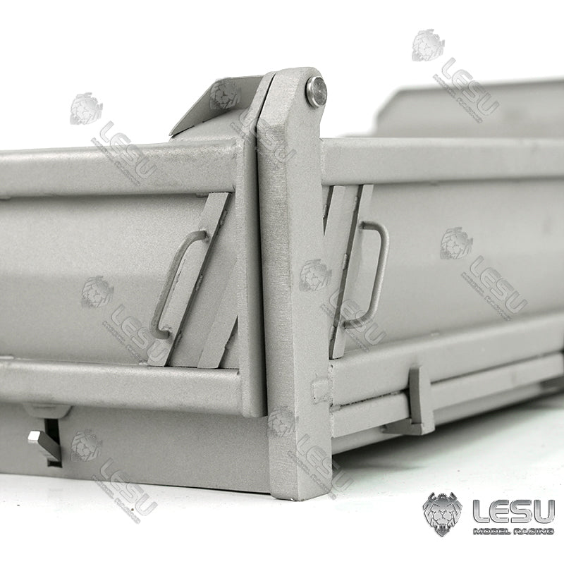 LESU Metal Spare Part Car Hopper Bucket Box Suitable for 1/14 4*4 RC Dumper Radio Controlled 2Axle Truck DIY Vehicle Model