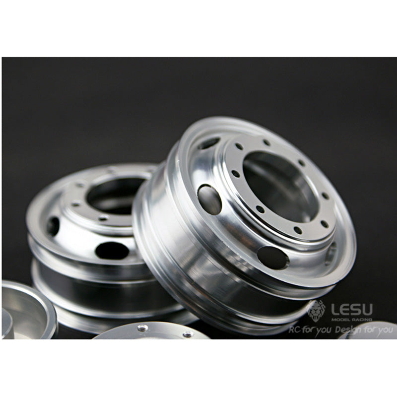 LESU Front Wheel Metal Hub for 1/14 Scale Radio Controlled Dumper Tractor DIY Truck Model Replacements Spare Parts