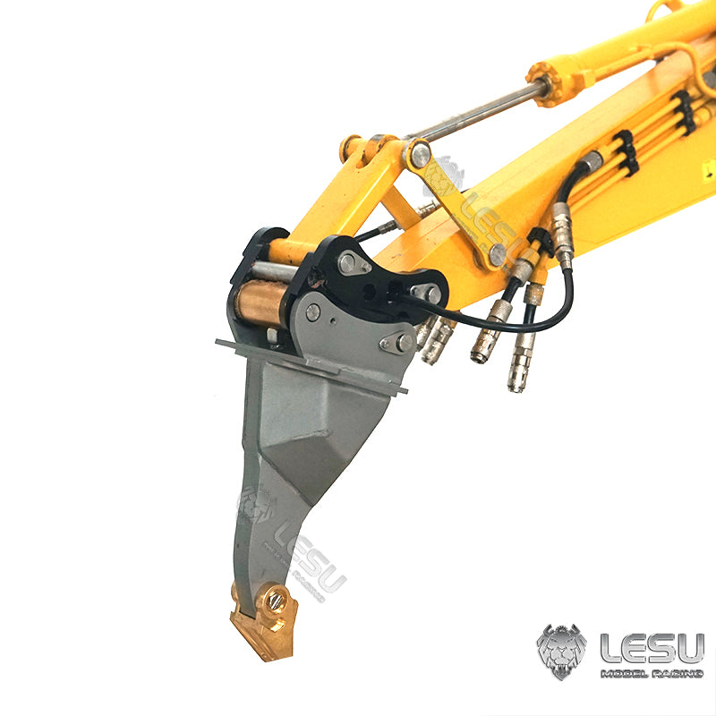 In Stock LESU Assembled Aoue ET26L 1/14 3 Arms Metal Hydraulic RC Excavator GPS Digger Model Car W/ Motor Servo GPS Upgrade accessories