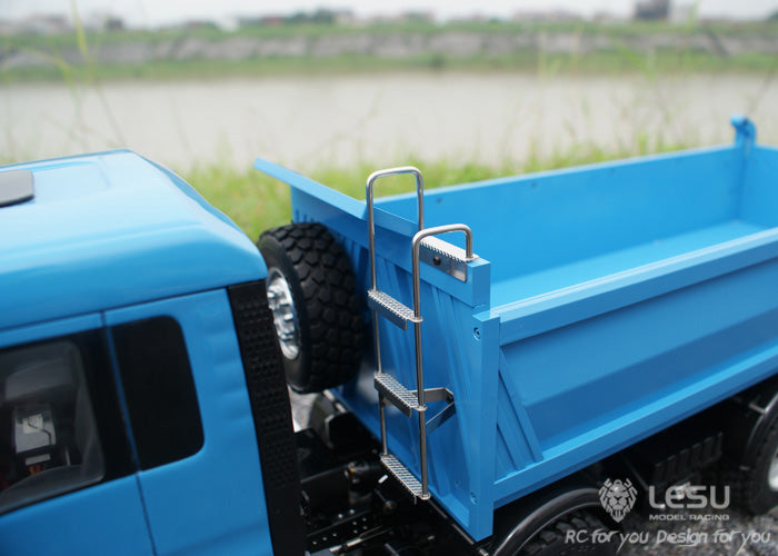 LESU TGS Cabin 1/14 Metal 8x8/6x6 RC Hydraulic Dumper Truck Tipper Vehicle 2 Speed High Torque Gearbox Sound Light System for RC Model Enthusiasts