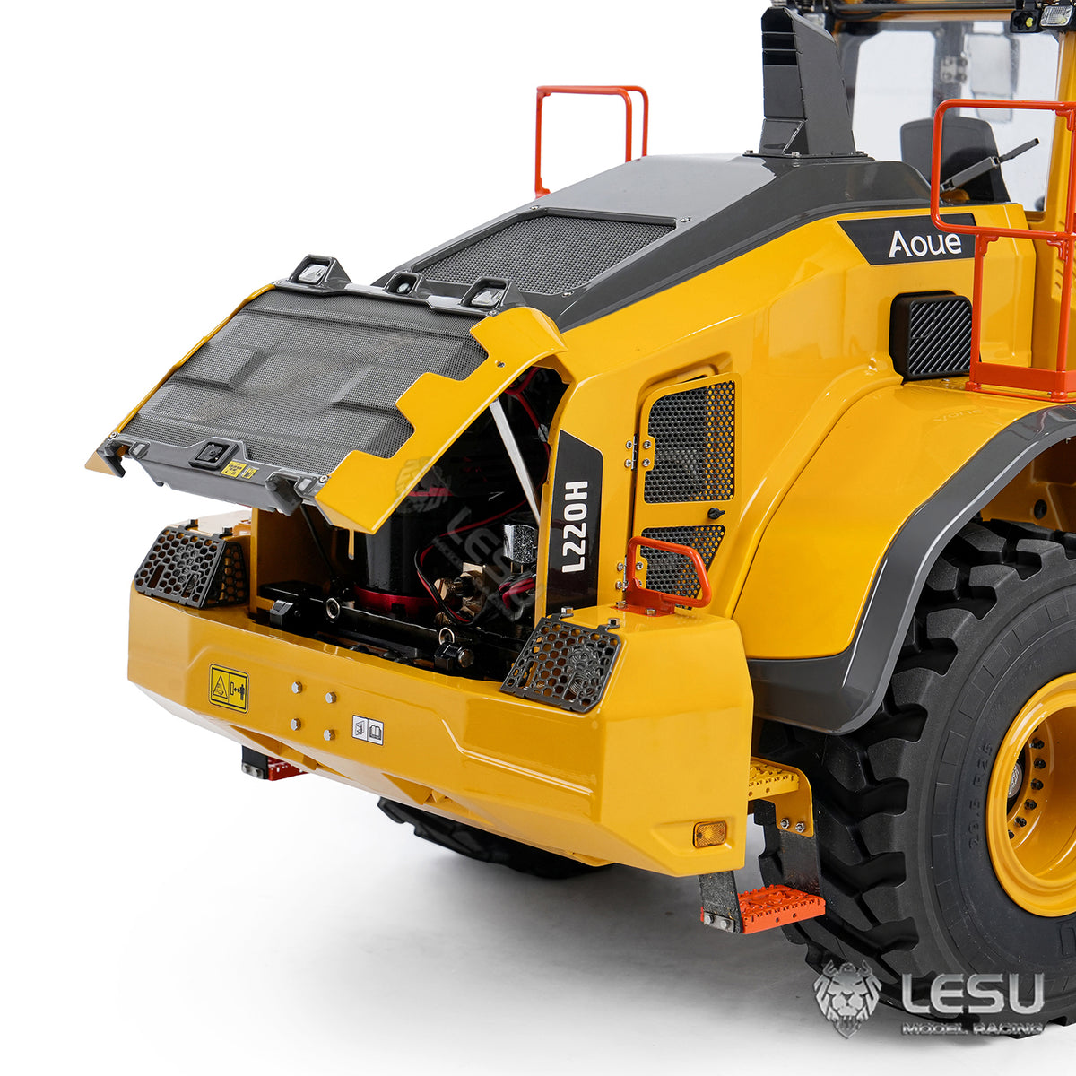 LESU L220H 1/14 Metal RC Hydraulic Wheel Loader A0013 PNP/RTR 4WD Construction Model Brushless FOC Motor 2 Speed Transmission Light Sound