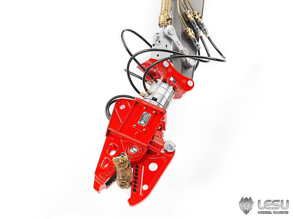 270 Degree Rotatable Hydraulic Metal Shear Clamp for 1/14 LESU RC Hydraulic Excavator LR945 LR956 SK500 PC360 ET26L ZX490 Remote Control Digger Model