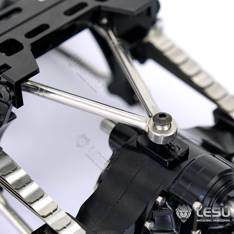 LESU Metal X-8002-A Rear Suspension Set for 1/14 Tamiya RC Truck Axles DIY Model Vehicle Upgrade Accessories