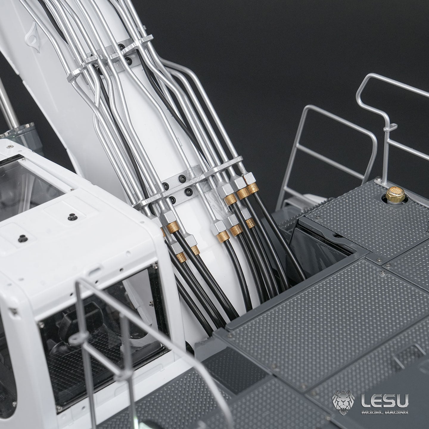 LESU 1/14 RC Hydraulic Excavator AOUE LR945 CNC Long-reach Digger RTR Radio Control Model Light 7CH Valve Paladin PL18EV LITE