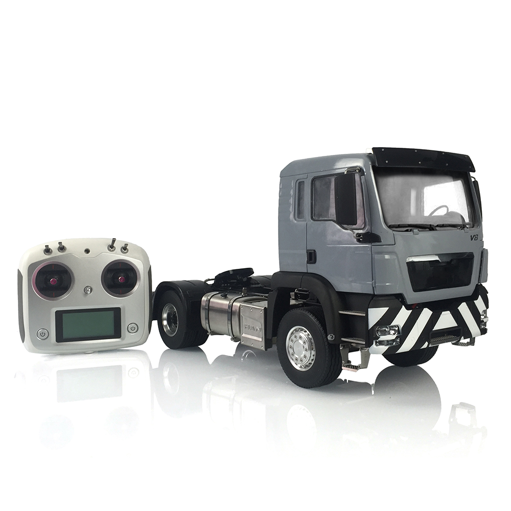 LESU 1/14 Scale TGS 4*2 Remote Controlled Tractor Truck Metal Chassis Model W/ Motor DIY Cabin Car Spare Parts Replacements