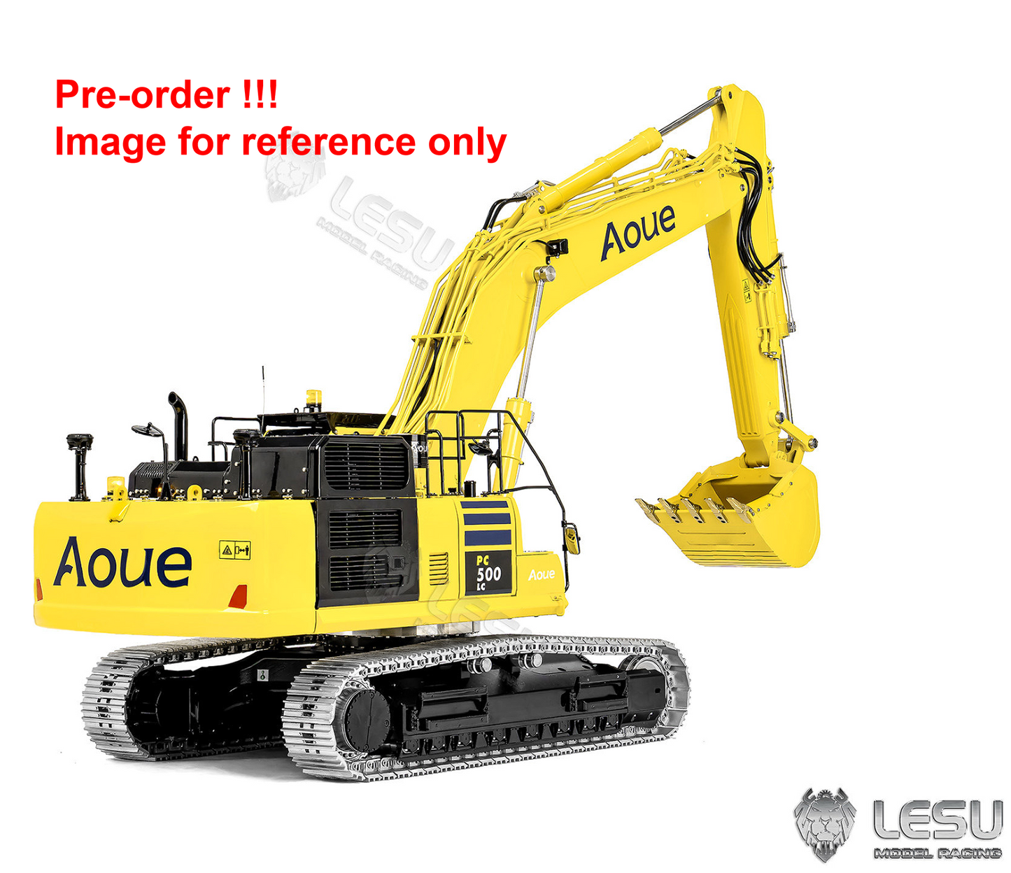New Pre-Order Deposit LESU PC500 1/14 Hydraulic RC Excavator with 7 Ways Valves 360 Degree Rotation for Construction Vehicle Enthusiast